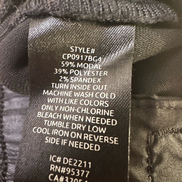 Sanctuary Faux Leather Jogger Pants - Picture 3 of 4